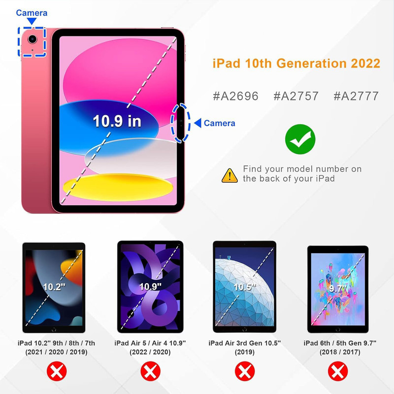  کاور سامورایی مدل Fortex مناسب برای تبلت اپل iPad 10th Generation 10.9 2022 / iPad 11th Generation 2025 