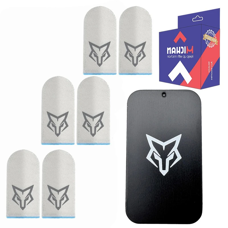  آستین کنترل کننده انگشت میچان مدل V5 به همراه جعبه فلزی بسته 6 عددی