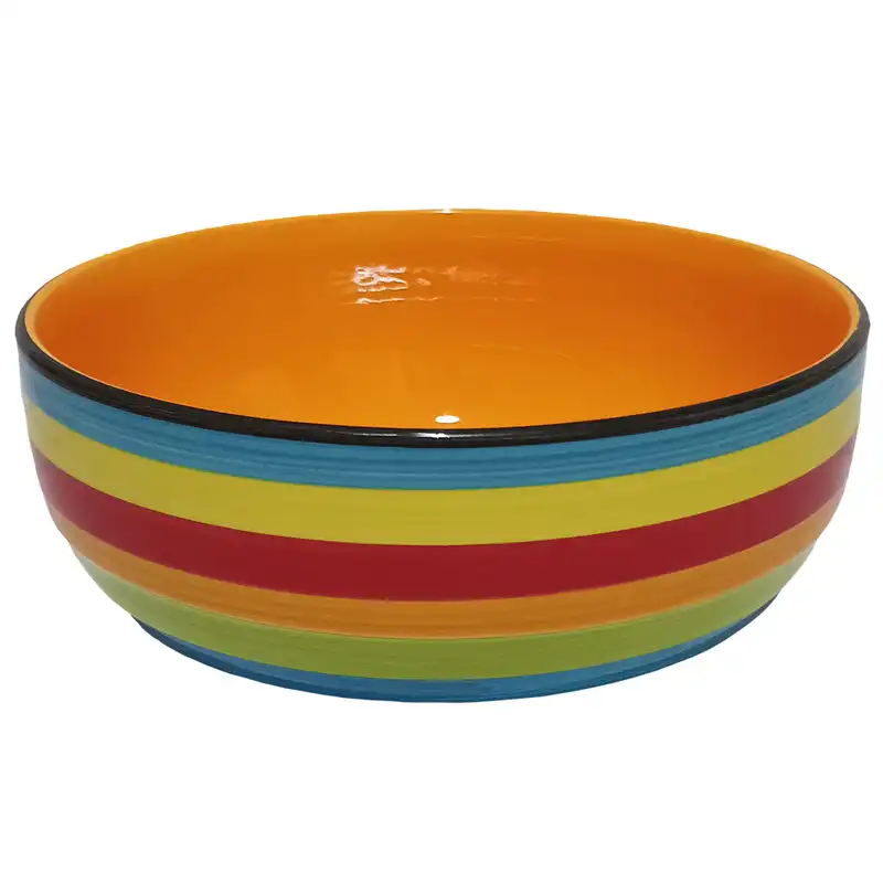 کاسه سرامیکی مدل رنگین کمانی
