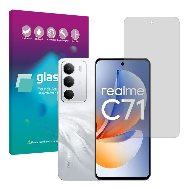 محافظ صفحه نمایش مات گلس پرو مدل Resistant مناسب برای گوشی موبایل ریلمی C71