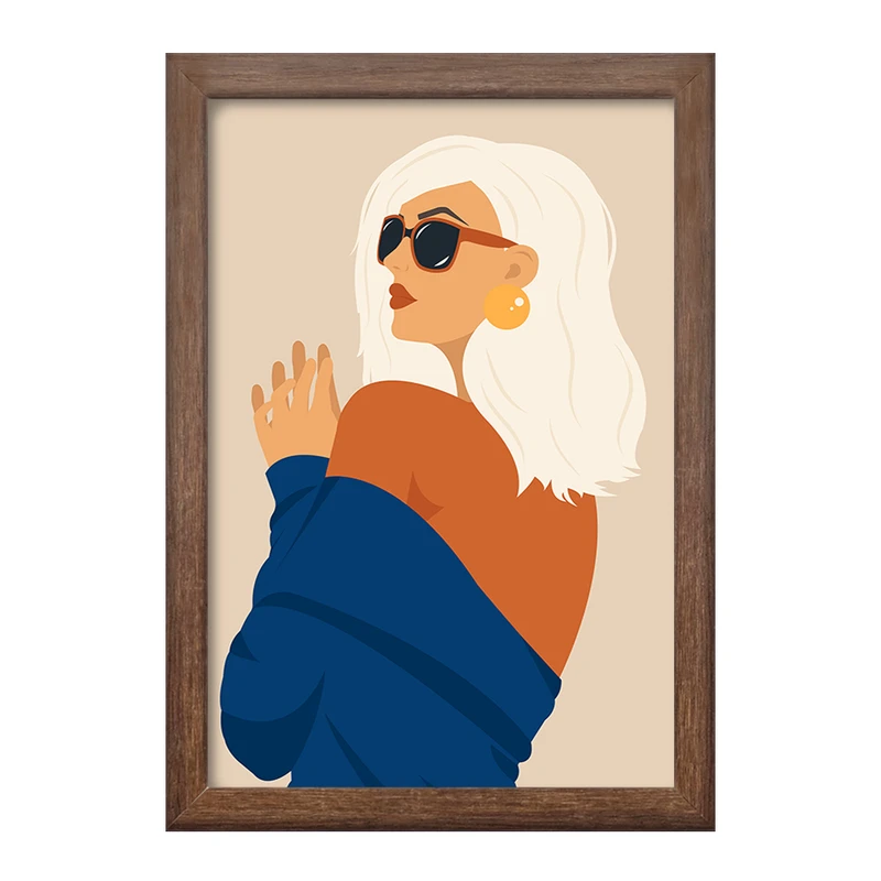 تابلو خندالو طرح دختر قوی Girl Power کد 28949