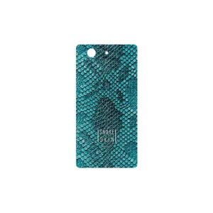 MAHOOT Blue Snake Skin Cover Sticker for Sony Xperia Z3 Compact
