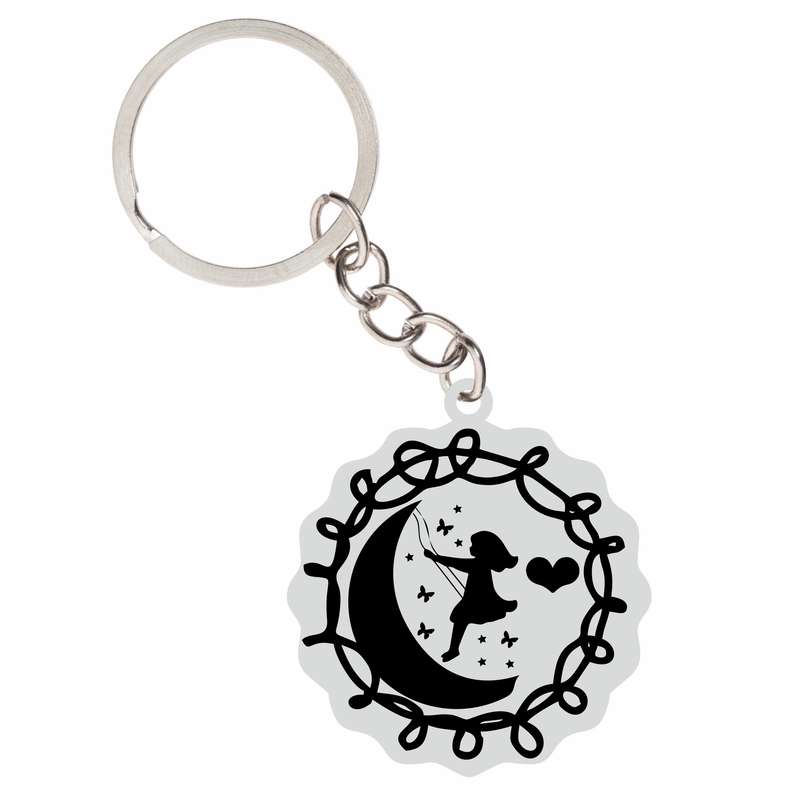 جاکلیدی گيلواره زراوشان مدل ماه و خورشید کد GAB04 جاکلیدی گيلواره زراوشان مدل ماه و خورشید کد GAB04