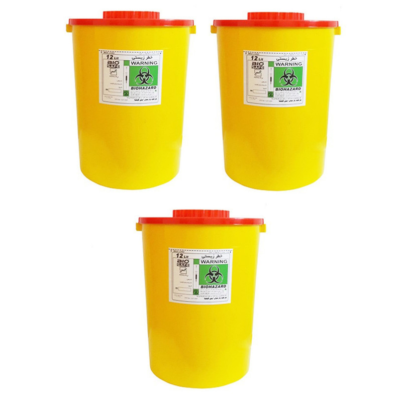 سیفتی باکس بیوسیف کد M700 ظرفیت 12000 میلی لیتر بسته 3 عددی