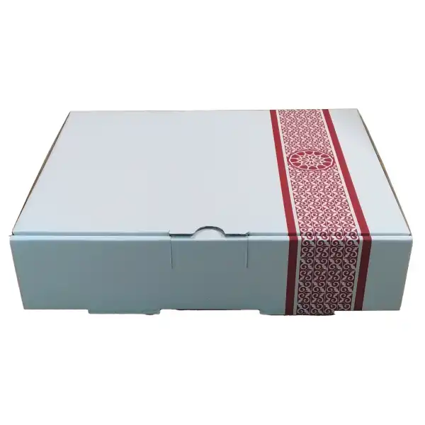 جعبه بسته بندی مدل غذای بیرون بر تک پرسی رنگی کد G1 بسته 100 عددی