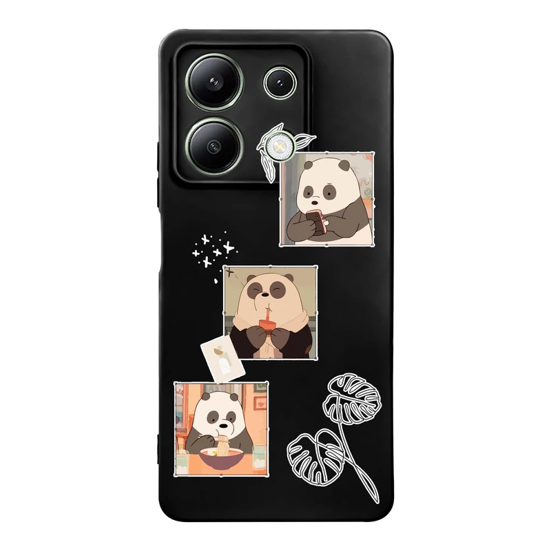 کاور قاب گوشی طرح قاب عکس پاندا خرسی کد k793 مناسب برای گوشی موبایل شیائومی Redmi Note 13 4G