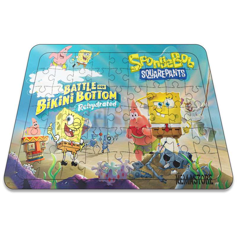 پازل 54 تکه نمااستور طرح باب اسفنجی و پاتریک کد 1027