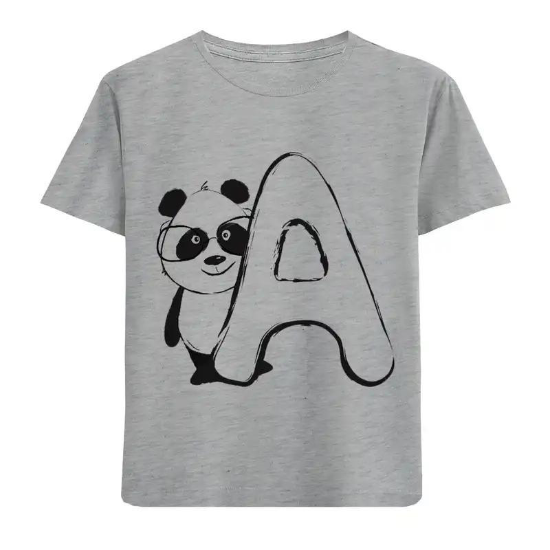 تی شرت آستین کوتاه بچگانه مدل پانداF769 A