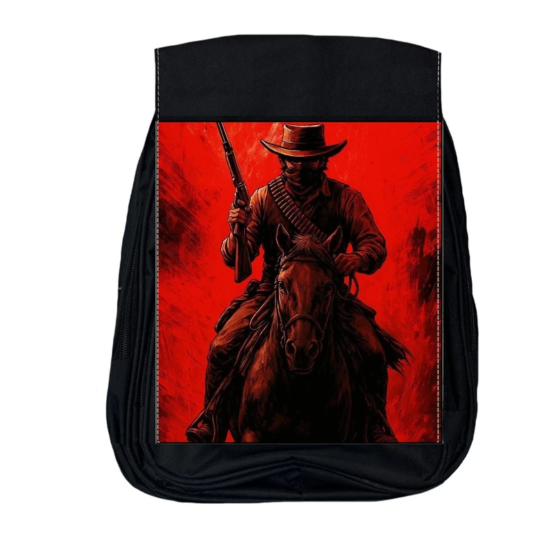 کوله پشتی مدرسه مدل red dead کد6