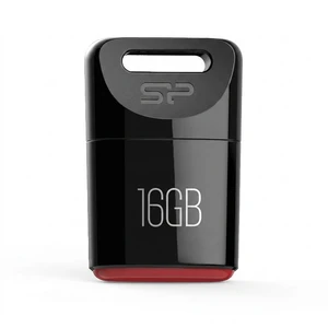 فلش مموری سیلیکون پاور مدل touch t06 ظرفیت 16 گیگابایت، رابط usb2.0، مقاوم در برابر آب، گردوغبار و شوک، ابعاد کوچک و وزن 3.6 گرم، سازگار با ویندوز، مک و لینوکس