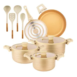 سرویس تابه و قابلمه گرانیتی 12 پارچه لیدوما مدل ویلیا دو