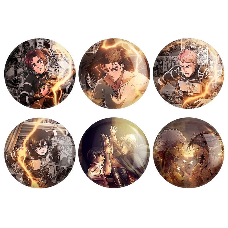 پیکسل خندالو مدل انیمه اتک آن تایتان کد 418B مجموعه 6 عددی 