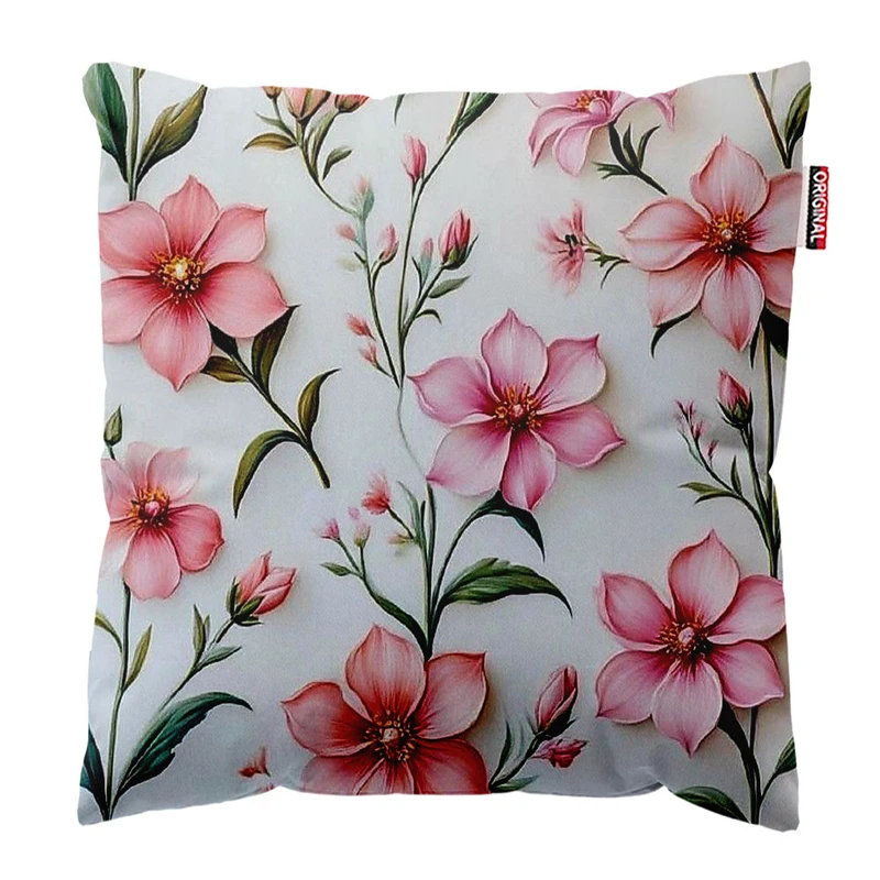  کوسن پاد آفرین طرح گل زیبا کد 1987 سایز 30*30 سانتی متر