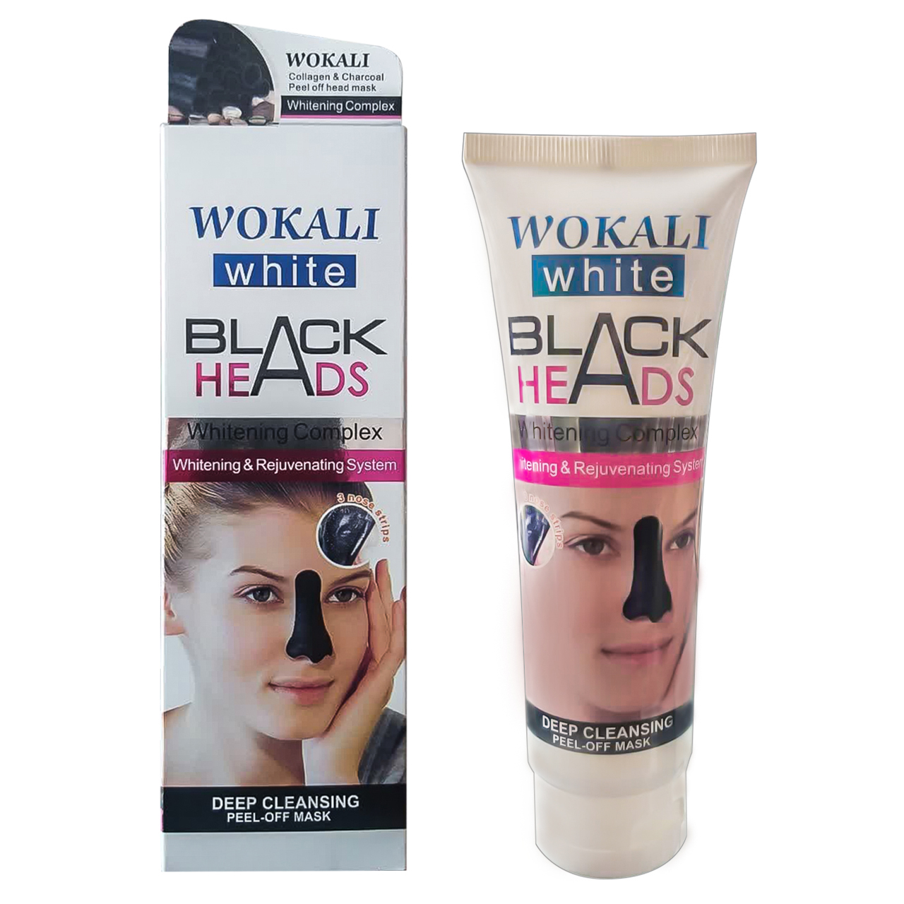 ماسک صورت وکالی مدل کربن فعال ذغالی مناسب برای انواع پوست حجم 130میلی لیتر