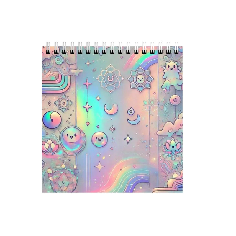 دفتر طراحی 50 برگ طرح فانتزی هولوگرامی کد 6873720