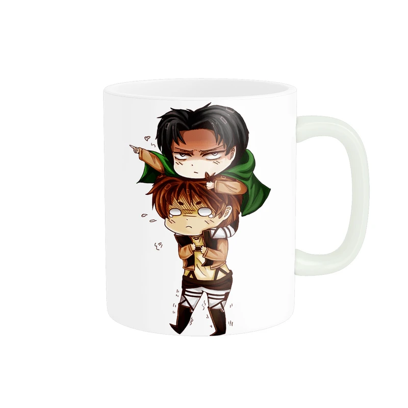 ماگ پادآفرین طرح انیمه اتک ان تایتان کاپتان لیوای Attack on Titan کد 0818