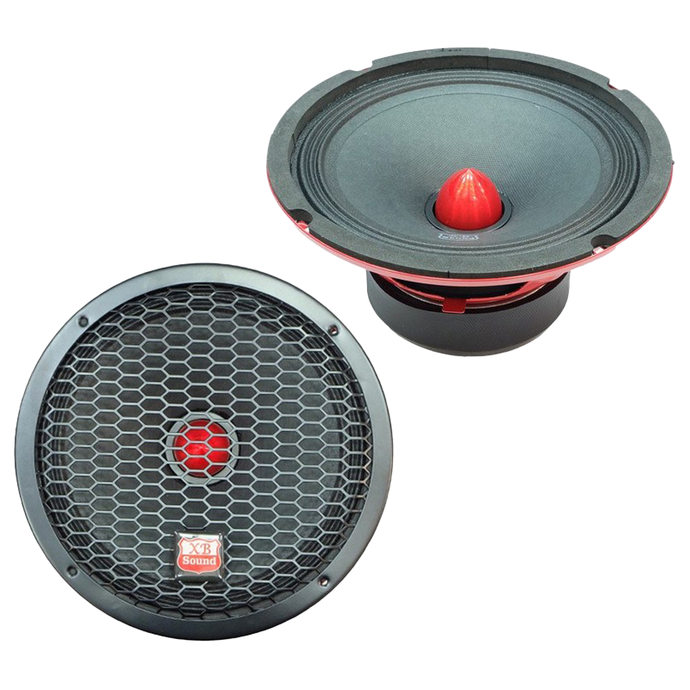 میدرنج پشت خودرو ایکس بی ساند مدل XB-8001 SPL سایز 8 اینچ بسته دو عددی