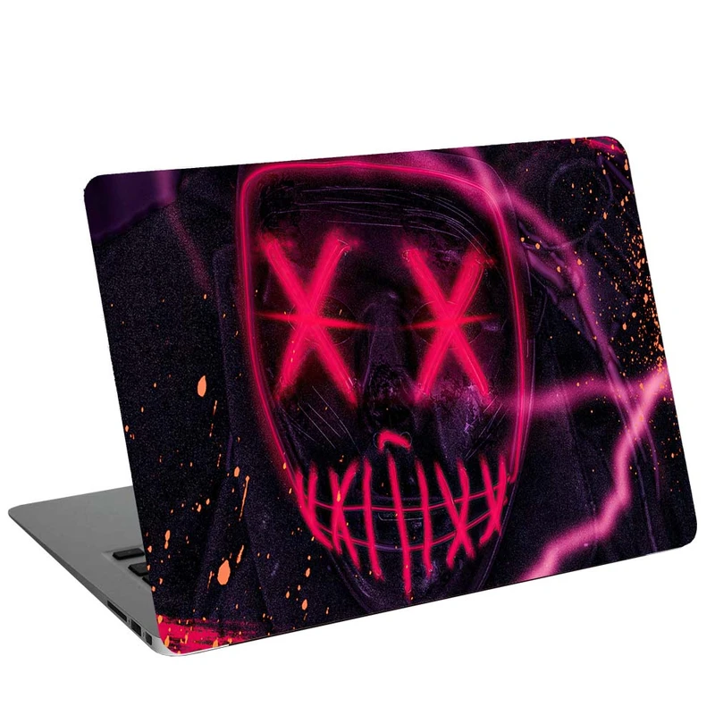 استیکر لپ تاپ طرح red mask neon G-2116 مناسب برای لپ تاپ 15.6 اینچ 