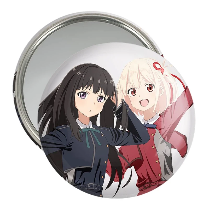 آینه جیبی خندالو مدل تاکینا و چیساتو انیمه لیکوریس ریکویل کد 23080