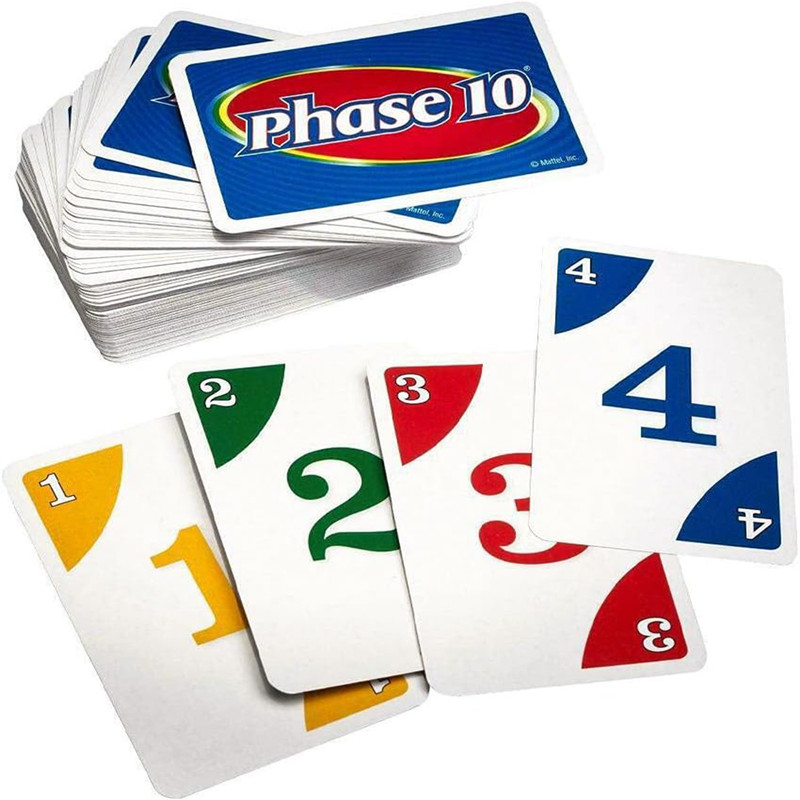بازی فکری اونو مدل Uno Phase 10 طرح متل