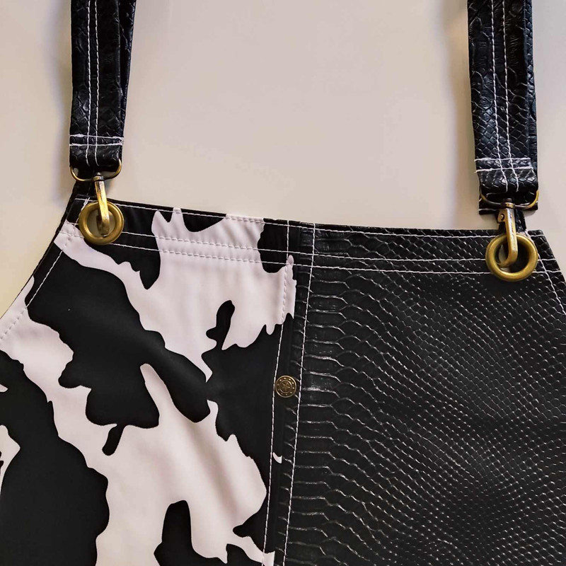 پیش بند کار باریستا چرم مدل Fashion