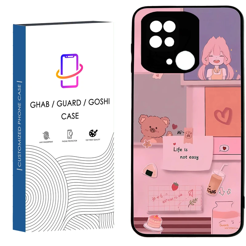 کاور قاب گارد گوشی طرح دخترانه کد 6 - TPU مناسب برای گوشی موبایل شیائومی Poco C40