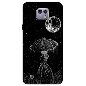 Megafone Girl and Moon 1369 Cover For LG X Cam