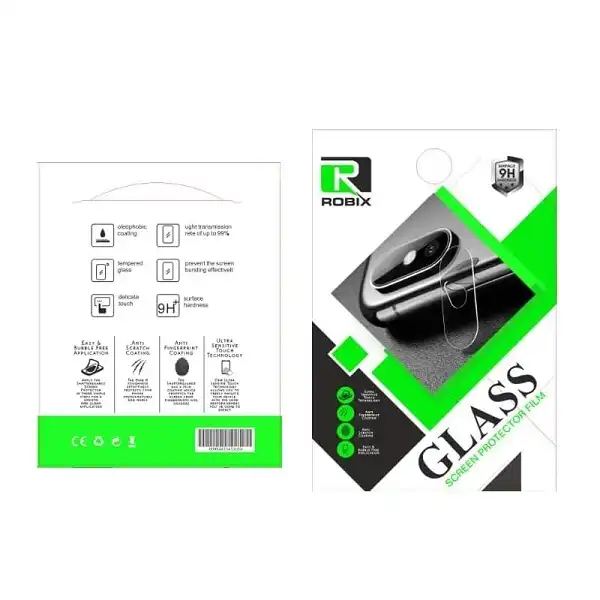 محافظ لنز دوربین شیشه ای روبیکس مدل 3D سه بعدی مناسب برای گوشی موبایل سامسونگ Galaxy A14 5G