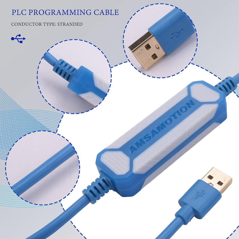 کابل پروگرام آمساموشن مدل Schneider PLC کد TSXPCX3030-C
