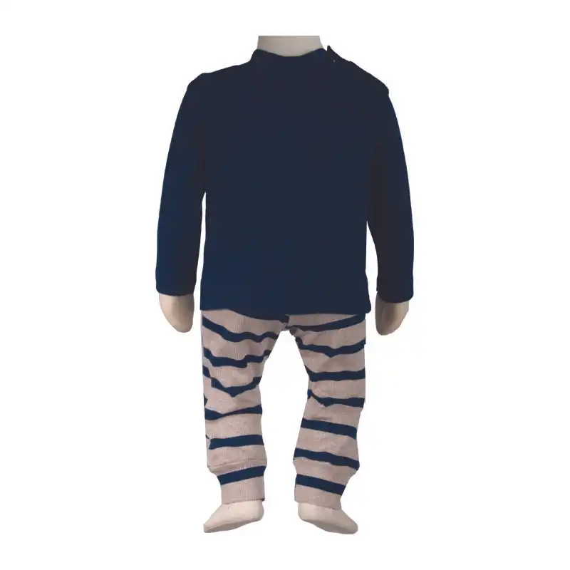 ست بلوز و شلوار نوزادی آدمک مدل کبرتی کد 1190611