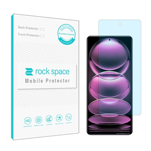 محافظ صفحه نمایش آنتی بلو راک اسپیس کد BLU مناسب برای گوشی موبایل شیائومی Redmi Note 12 Pro 5G