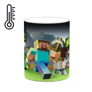 ماگ حرارتی کاکتی طرح ماینکرافت minecraft مدل mgh41374