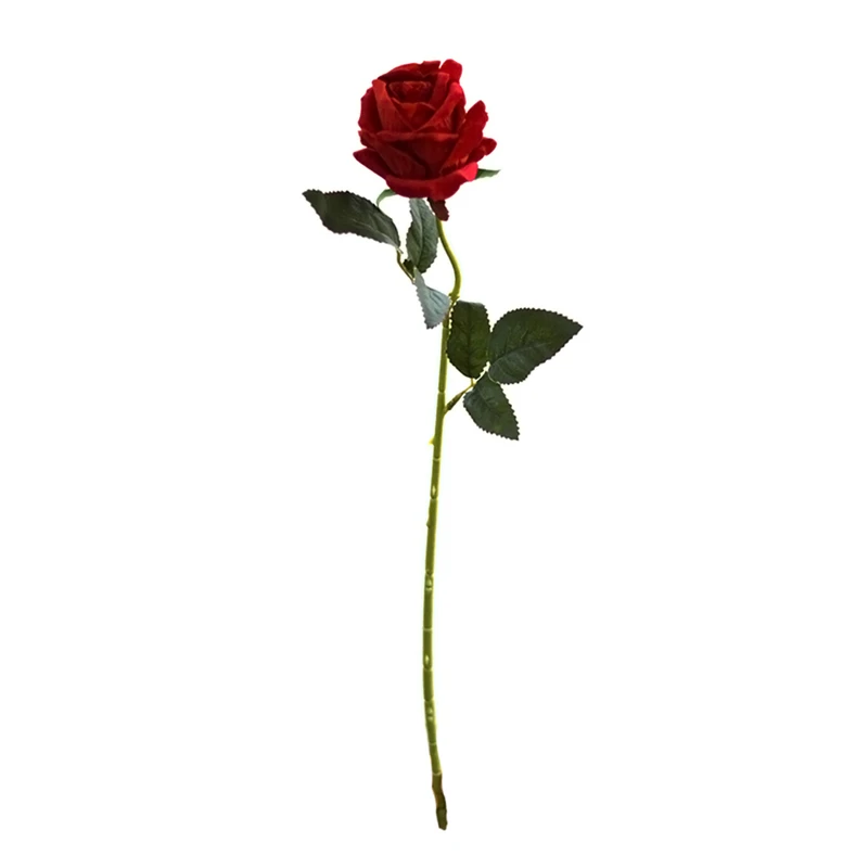 گل مصنوعی مدل شاخه گل رز کد 50Cm