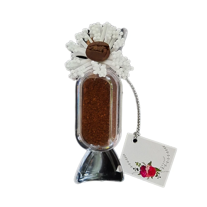 گیفت مهمانی مدل پودر قهوه طرح شکلاتی بسته ۱۰ عددی