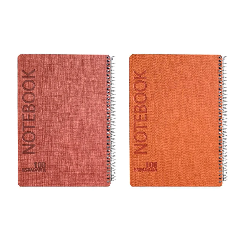 دفتر یادداشت 100 برگ اسپادانا مدل جلد ترمو خارجی کد 17245 مجموعه 2 عددی