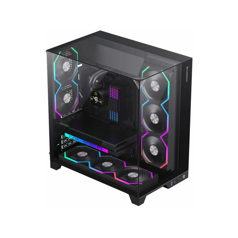 کیس کامپیوتر گیمینگ گیم مکس مدل Infinity Pro Bk