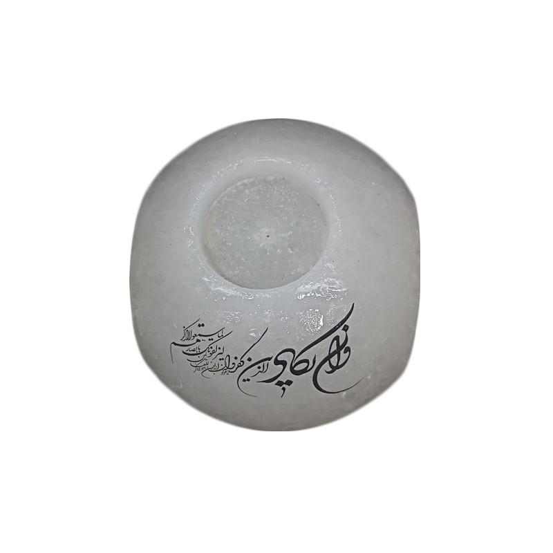 جاشمعی مدل سنگ نمک طرح کاسه کد 44