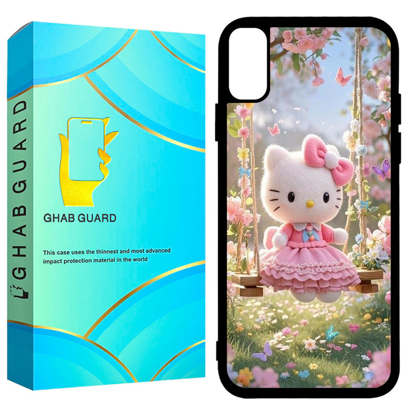 کاور قاب گارد طرح کیتی مدل GCHPX مناسب برای گوشی موبایل اپل iPhone X / XS
