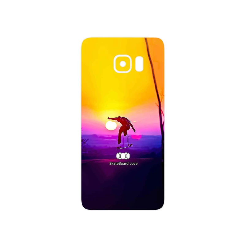 برچسب پوششی ماهوت مدل Skateboard مناسب برای گوشی موبایل سامسونگ Galaxy S6 Edge