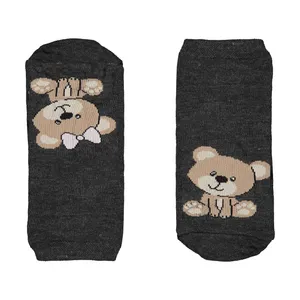 جوراب دخترانه مدل خرس
