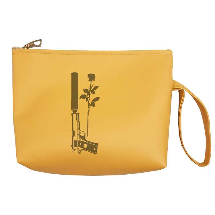 کیف لوازم آرایش زنانه مدل گل و تفنگ 653356