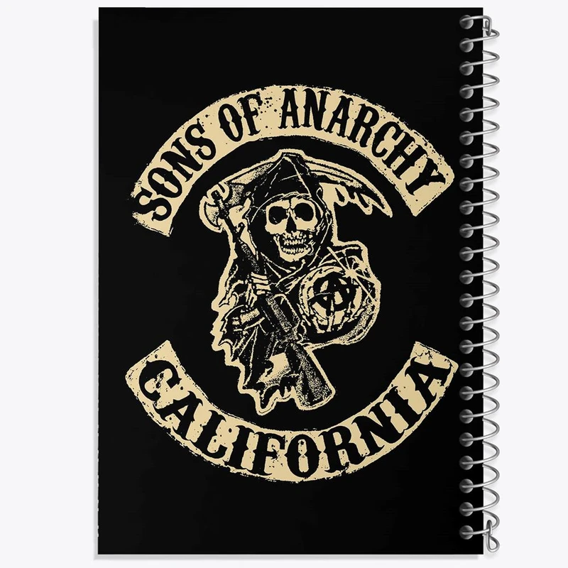 دفتر ژورنال نویسی 50 برگ خندالو مدل نقطه ای طرح سریال فرزندان آشوب کد 26103