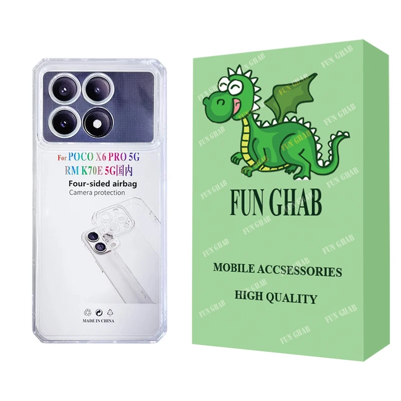 کاور فان قاب مدل ژله ای مناسب برای گوشی موبایل شیائومی Poco X6 Pro