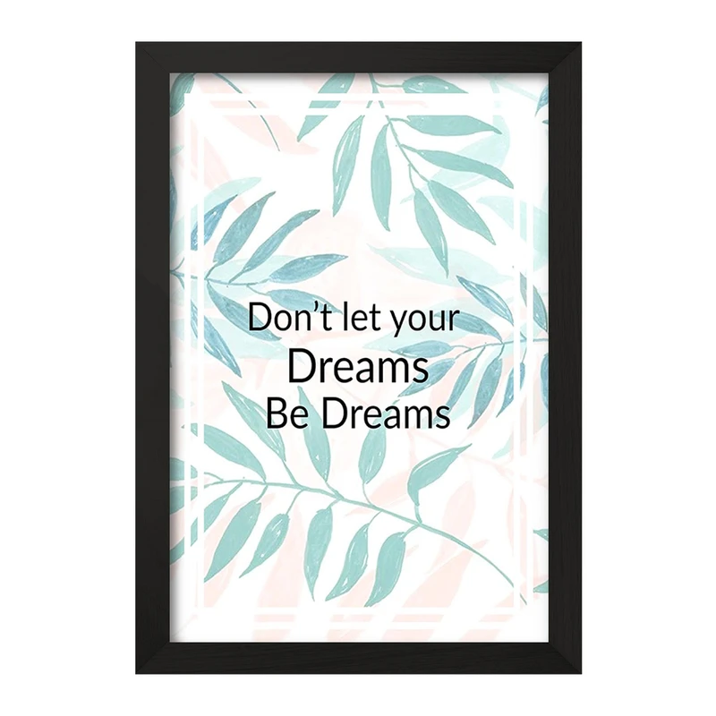 تابلو خندالو مدل Don't Dreams Be Dreams کد F11497