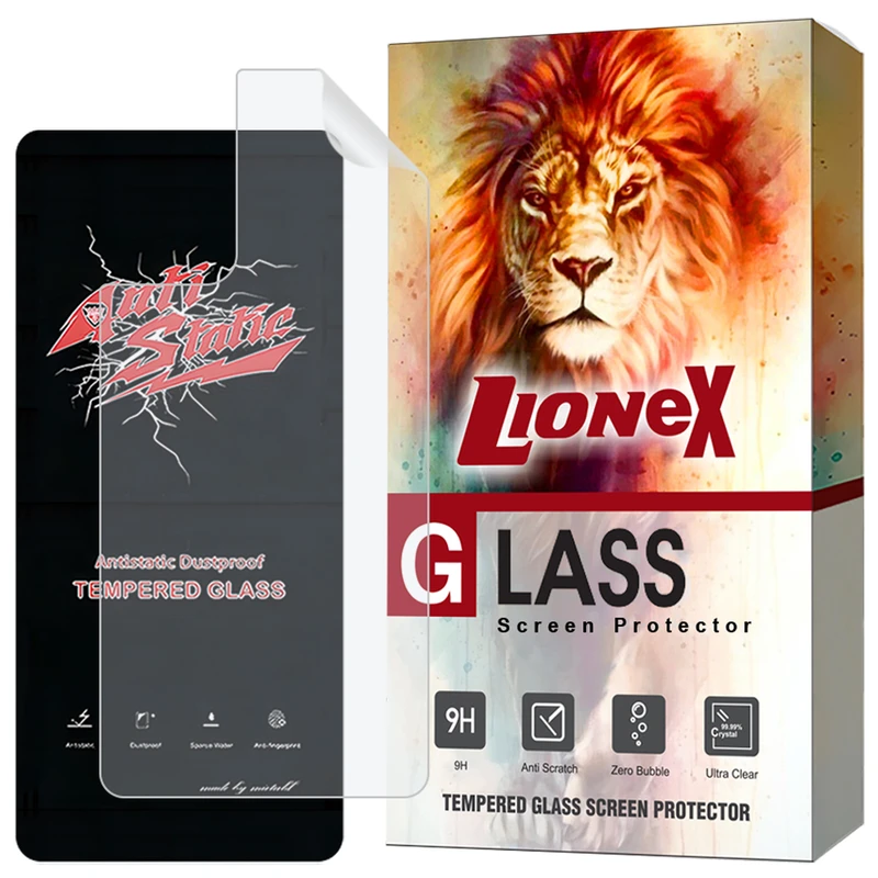 محافظ صفحه نمایش لایونکس مدل ANNL مناسب برای گوشی موبایل سامسونگ Galaxy A73 5G به همراه محافظ پشت گوشی