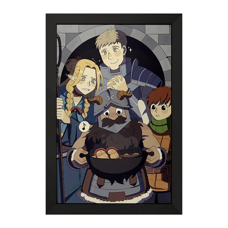 تابلو خندالو مدل سنشی، مارسیل و لایوس انیمه خوشمزه در سیاه چال کد 35933