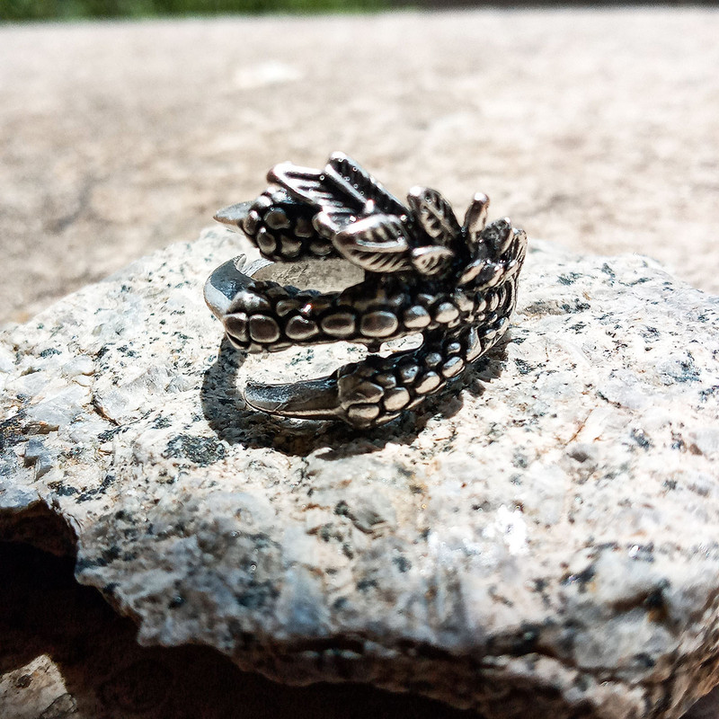 انگشتر مدل پنجه عقاب کد PN-55