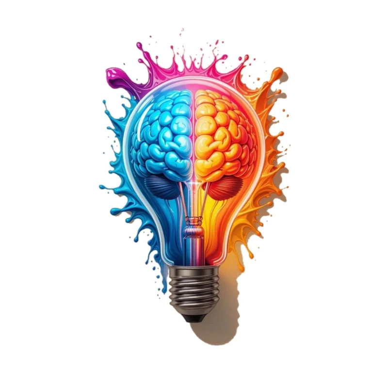 استیکر پارچه و لباس پاد آفرین مدل چراغ لامپ رنگی کد 2979