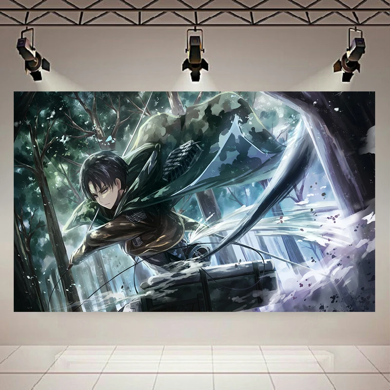 پوستر طرح انیمه مدل Attack on Titan کد AR2410