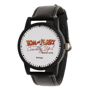 ساعت مچی عقربه ای ناکسیگو مدل Tom and Jerry COWBOY UP کد LF14048